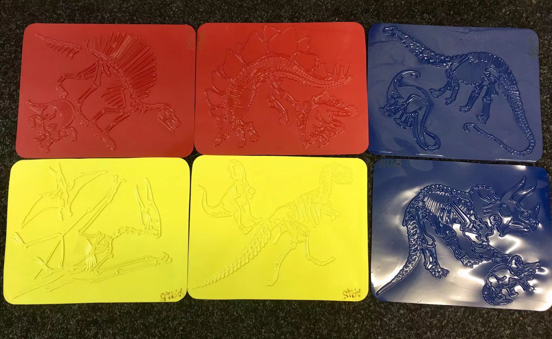 DINOSAUR RUBBING PLATES