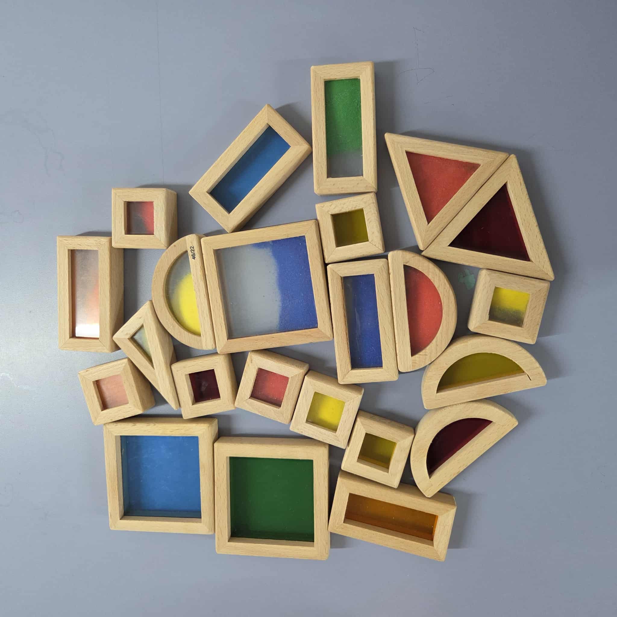 Coloured Acrylic & Sand Blocks