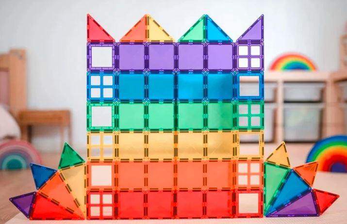 Connetix Magnetic Tiles - Rainbow Starter Pack