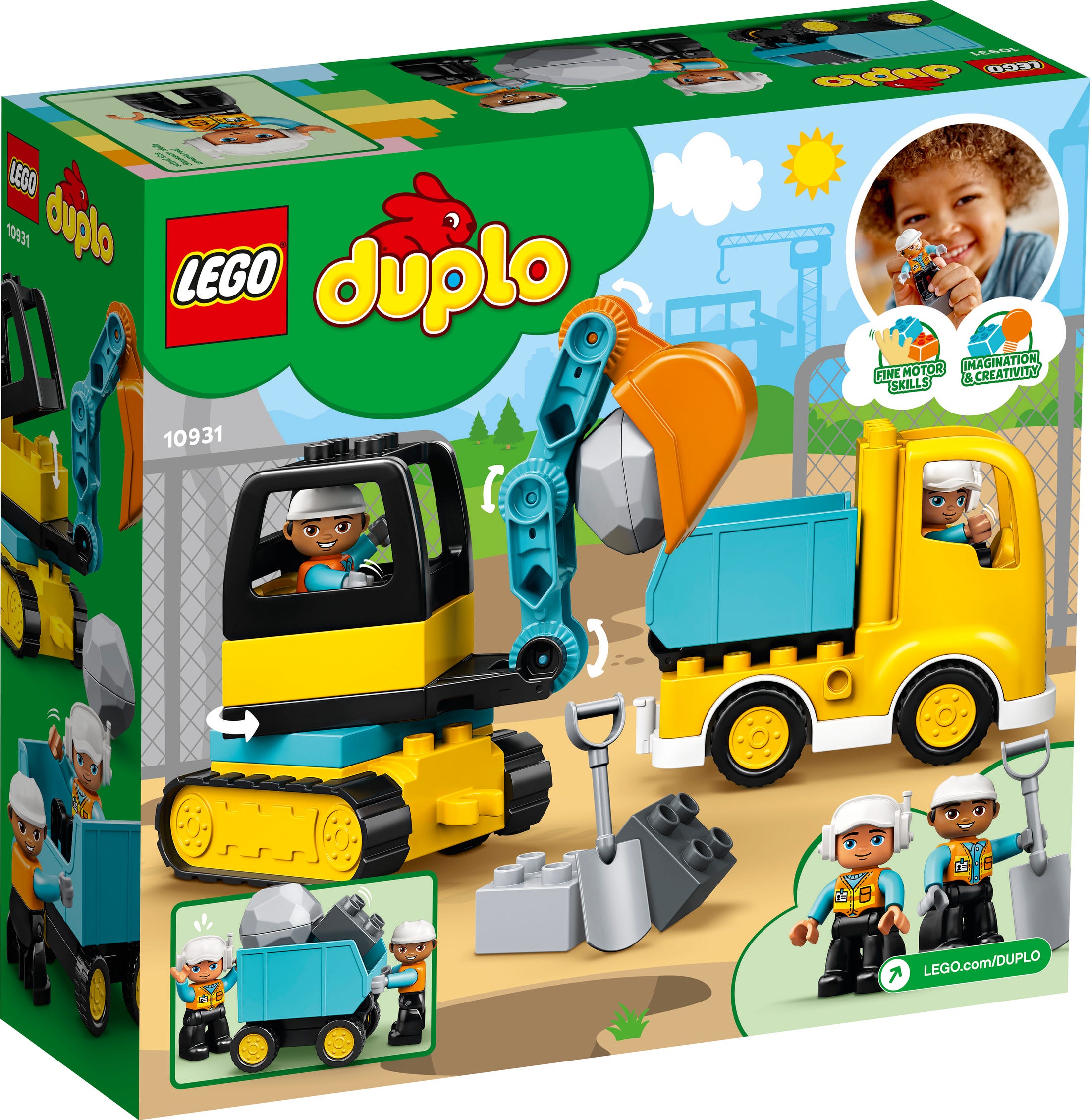 Lego Duplo Truck & Tracked Excavator (10931)