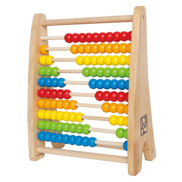 Hape Rainbow Bead Abacus photo