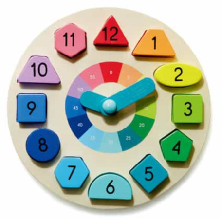 Wooden Clock Puzzle