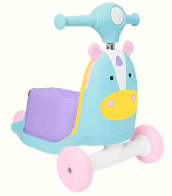 Unicorn 3-in-1 Ride on Scooter