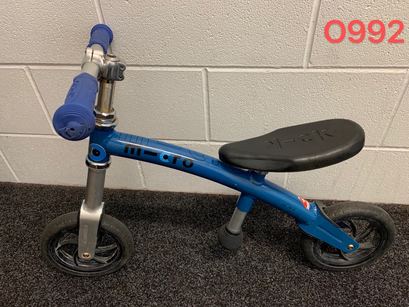 Blue Micro Balance Bike