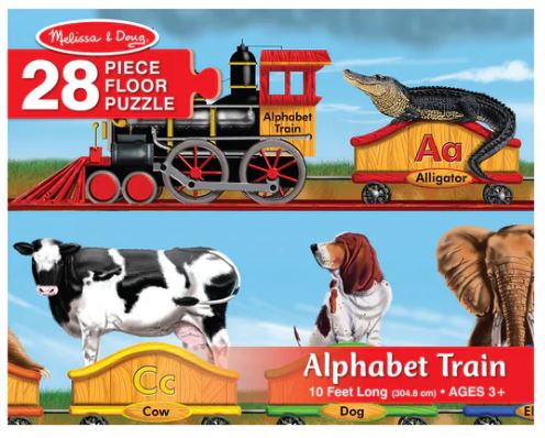 Melissa & Dough Alphabet Train Floor Puzzle