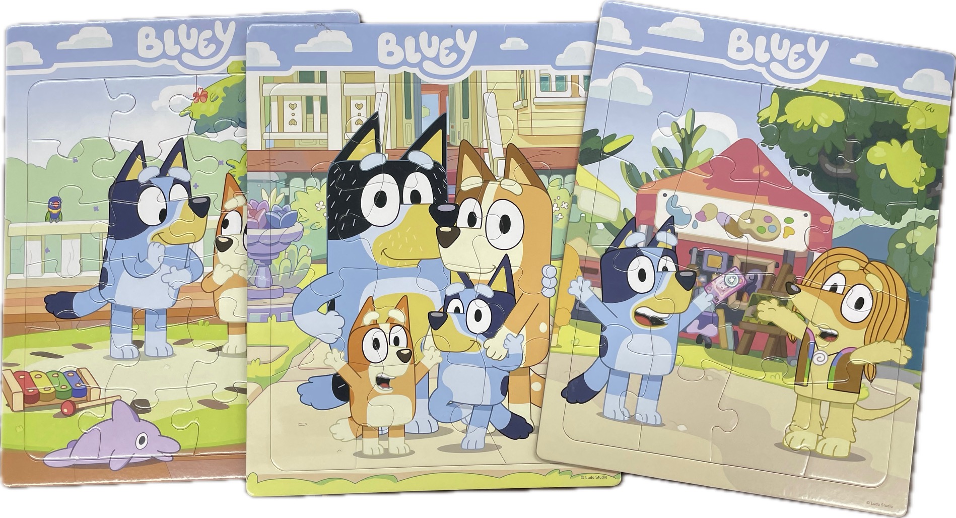 Bluey Puzzles - set of three