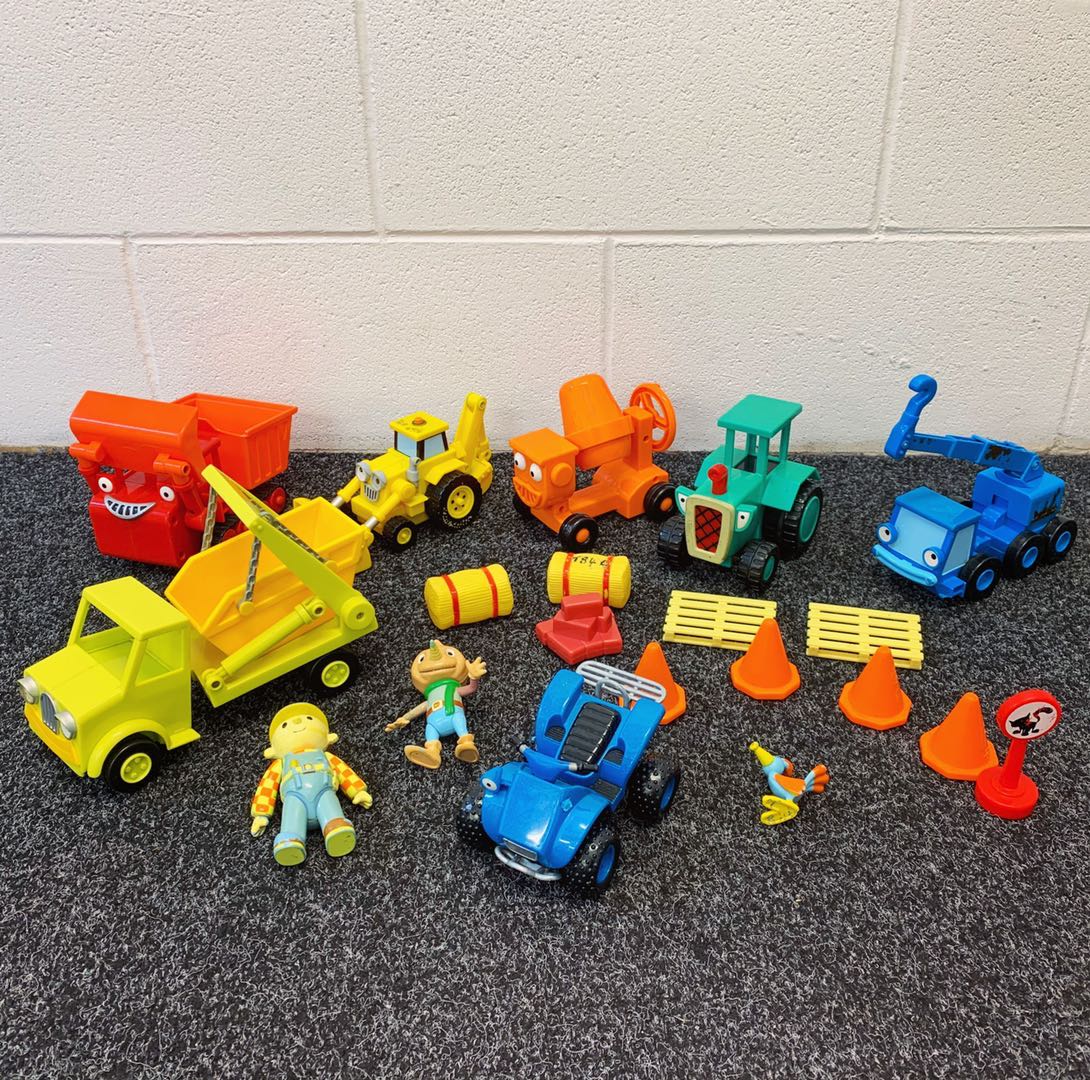 Bob The Builder x 4 Vehicles Toy Bundle 